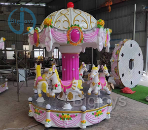 Manège de fête foraine à <span class=keywords><strong>prix</strong></span> abordable pour enfants, carrousel <span class=keywords><strong>royal</strong></span> 6 places pour parc d'attractions en promotion - Product Image 2