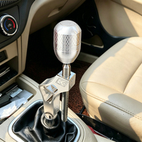 Kit d'extension de levier de vitesses en aluminium multicolore CNC, levier de vitesses court manuel, hauteur réglable, universel pour course automobile