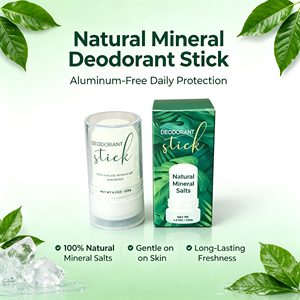 <span class=keywords><strong>Desodorante</strong></span> <span class=keywords><strong>de</strong></span> Cristal 100% Natural, <span class=keywords><strong>Alumbre</strong></span> <span class=keywords><strong>de</strong></span> Potasio, Barra <span class=keywords><strong>Desodorante</strong></span> para Axilas, Larga Duración, Sin Perfume, <span class=keywords><strong>Sal</strong></span> Mineral Antitranspirante, OEM - Product Image 1