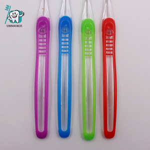 Cepillo de Dientes para Adultos con Mango Transparente, Cepillado Manual Colorido, Limpieza Dental JSM-A385 - Product Image 3