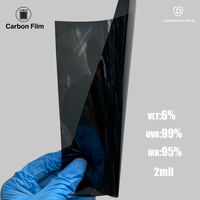 Película de Nanocerámica PET para Ventanas de Automóviles con Protección UV del 99% y Rechazo de Calor, Antiarañazos, para Ventanas de Coche