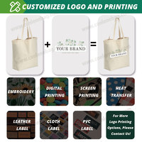 Sac cabas en jute recyclé écologique avec logo personnalisé sur toile
