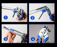Pince de construction de cage robuste galvanisée avec poignée ergonomique, outil de fixation à clip M pour poulailler, cage à lapins et oiseaux