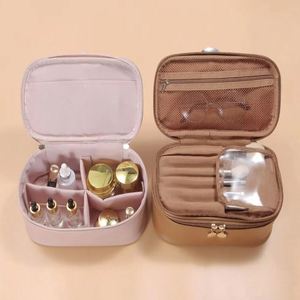 Estuche de Maquillaje con Asa Superior y Logotipo Personalizado, Bolsa Organizadora de Cosméticos de Viaje - Product Image 4