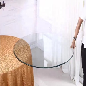 Đồ Nội Thất 10Mm Thiết Kế Cường Lực Tròn Kính Hiện Đại Hàng Đầu Bàn Cà Phê Cho Phòng Khách - Product Image 6