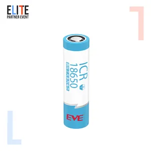 EVE 18650 batería recargable celda de litio li-ion 2550mAh 3,6 V batería 18650 de alta capacidad para electrónica de consumo