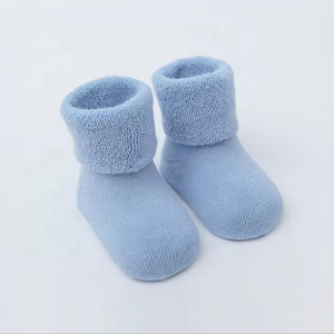 Chaussettes antidérapantes antidérapantes pour nouveau-né fille Chaussettes hautes à genoux pour bébé - Product Image 2
