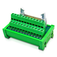 Adaptador de bloque de Terminal de enchufe de IDC-C, relé PLC, estación, carril DIN, módulo de bloque de relé, caja de empalme