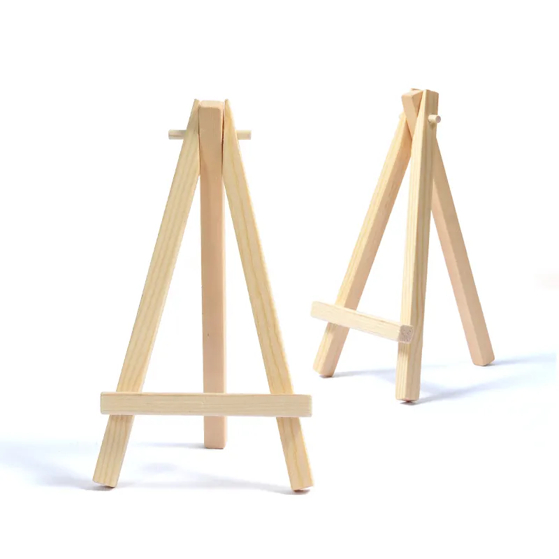 5 inch wood easel Artists create tiny easel tabletop mini easel set for children's study