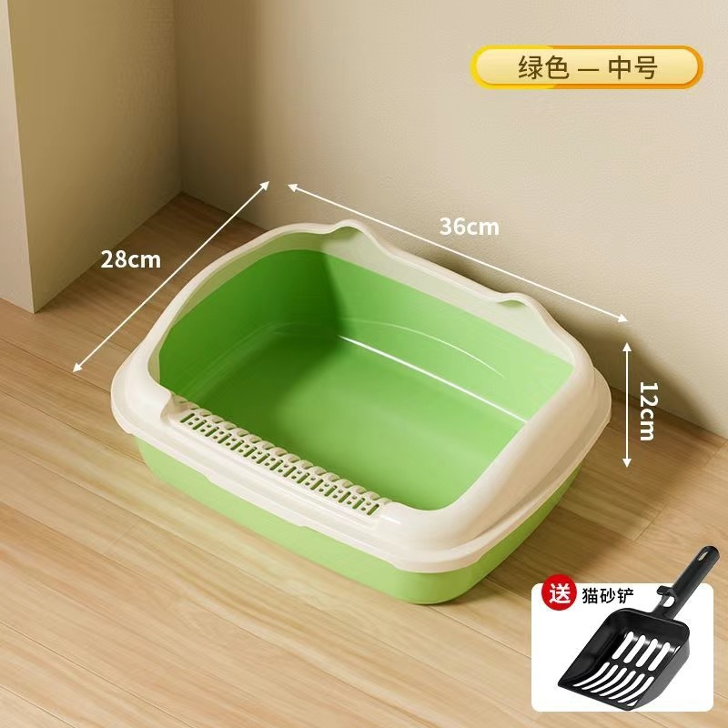 Side-opening light green [medium size] with spatula