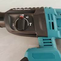 Marteau perforateur rotatif sans balais à batterie lithium pour la construction, la rupture de béton et le perçage de trous
