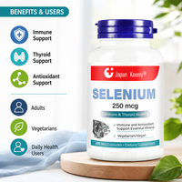 Suplemento de Selenio Shecome de Alta Calidad 250 Mcg, Cápsulas para Apoyar la Función Inmunológica en Adultos