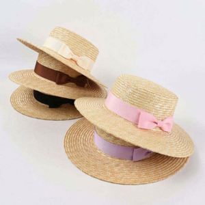Chapeau Canotier en Paille Fine pour Femme avec Ruban – Qualité Supérieure, Idéal Sports et Loisirs en Extérieur - Product Image 2
