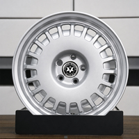 Jantes rétro forgées sur mesure Vaiol, face plate, lèvre polie argentée, 17, 18, 19, 20 pouces, 5 trous, compatibles avec BMW, Mercedes, Audi, VW