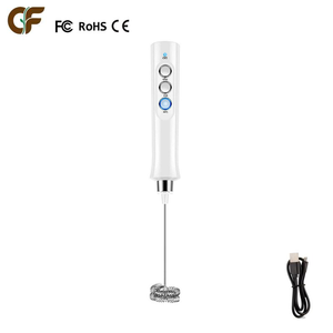 Espumador de <span class=keywords><strong>Leche</strong></span> Eléctrico Portátil de 3 Velocidades, <span class=keywords><strong>Varilla</strong></span> Mezcladora de Té y Café con Alimentación USB, Espumador de Huevos para Repostería, Espumador de <span class=keywords><strong>Leche</strong></span> Portátil - Product Image 1