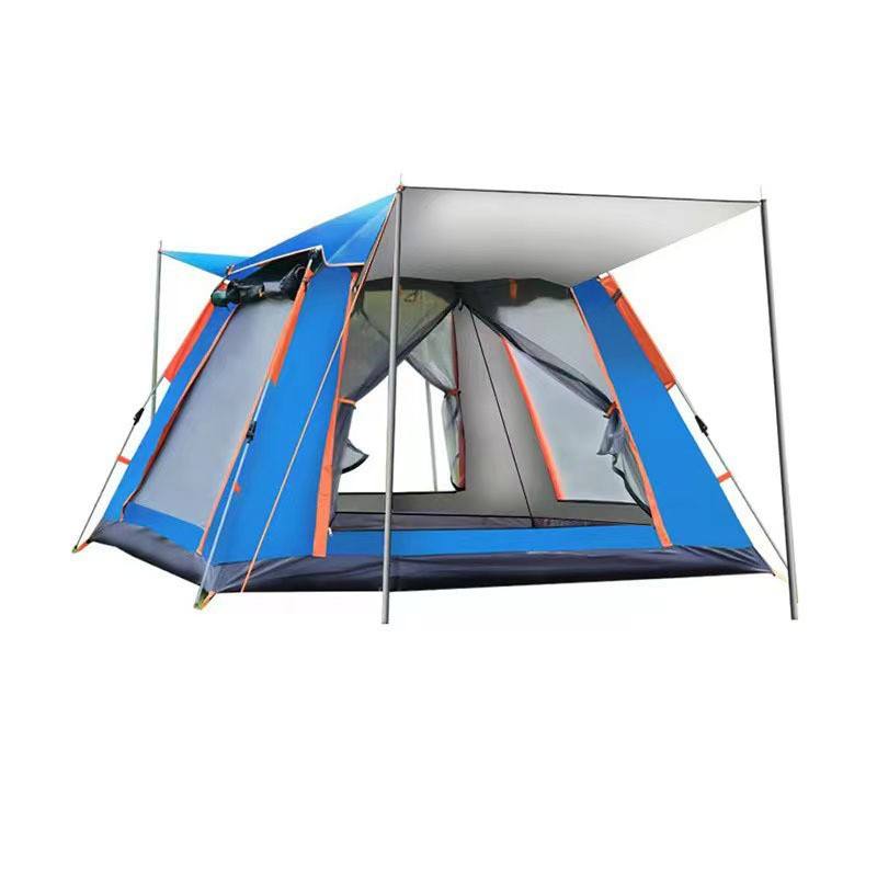 เต็นท์สี่ด้าน [สีน้ำเงิน]