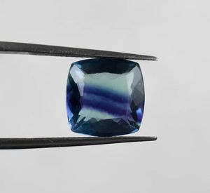 La plus haute qualité naturelle multicolore Fluorite 12X12X7 MM coupe à facettes incroyable vert et violet fabrication de bijoux pierres précieuses en vrac - Product Image 6