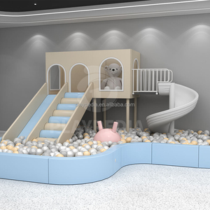 Structure de jeu souple avec trampoline pour enfants, petite aire de jeux intérieure pour écoles et centres commerciaux - Product Image 2