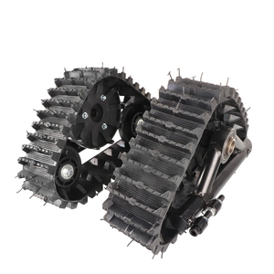 Nouveau Kit de chenilles en caoutchouc pour roue arrière de motoneige pour pistes de sable de neige Go Kart hiver Quad ATV UTV <span class=keywords><strong>Buggy</strong></span> 23T essieu arrière - Product Image 4