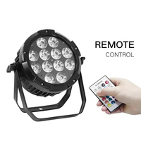 WiFi sans fil DMX alimenté par batterie 12*18W LED Par peut mettre en scène des lumières extérieures étanches avec indice IP65