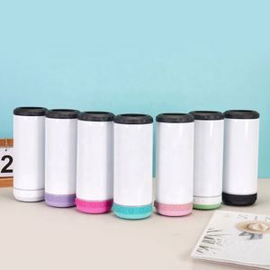 Mini Wireless USB Charging 16oz Stainless Steel <b>Speaker</b> Tumbler with 4-in-1 Function for Sublimation Printing - Product Image 3