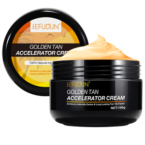 Crema Aceleradora de <span class=keywords><strong>Bronceado</strong></span> Dorado SEFUDUN 100g, Crema Bronceadora Hidratante Personalizada para Intensificar el <span class=keywords><strong>Bronceado</strong></span> en <span class=keywords><strong>Piernas</strong></span> y Cuerpo - Product Image 1