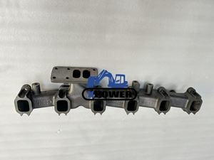 ท่อร่วมไอเสีย XPOWER 3901683 3931747 3970066สีดำ/ สีเงินสำหรับรถขุดตีนตะขาบ6BT5.9 6BT 6BTA 6btaa 5.9L - Product Image 3