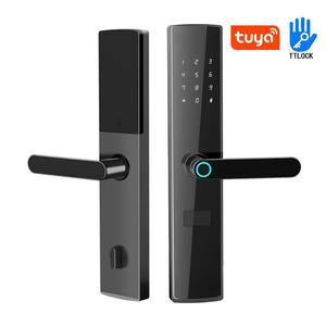 Ttlock sinh trắc học vân tay Key Khóa cửa kỹ thuật số với Thông Minh Điện tử hợp kim nhôm cổng xử lý với ứng dụng mạng - Product Image 1