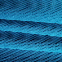 Tissu en maille interlock à œillets 100% polyester pour vêtements de sport, léger, imperméable, ignifuge, pour filles, voitures, 75d