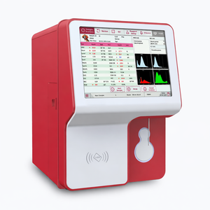 4-파트 터치스크린 자동 혈액 수의학 분석기 수의학 혈액 분석기 - Product Image 2