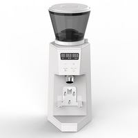 Machine à café électrique HY avec écran tactile, moulin à café simple et double, 74 mm, 1200 g