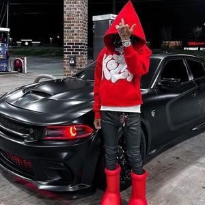 Sudadera con Capucha Personalizada de Estilo Urbano, Corte Cuadrado, Gruesa, con Estampado 3D en Relieve, para Hombre - Product Image 3