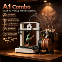 Imprimante 3D A1 Combo Multicolore Débloquée Tout Opérateur avec WiFi Gratuit et Logiciel Téléphone/PC – Excellent Rapport Qualité-Prix FDM pour Studio de Conception