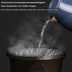 Sacchi per la Spazzatura con Cordoncino e Maniglia, <span class=keywords><strong>Sacchetti</strong></span> Neri con Chiusura a Cordoncino per Rifiuti - Product Image 5