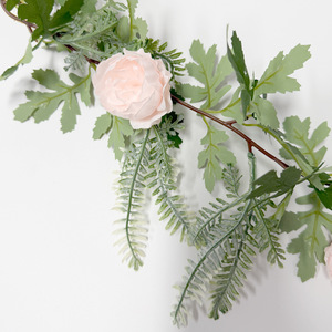 Guirlande de pivoines artificielles 100cm 200cm, fleurs en soie, décoration de mariage et de maison, style naturel, ornement réutilisable - Product Image 3