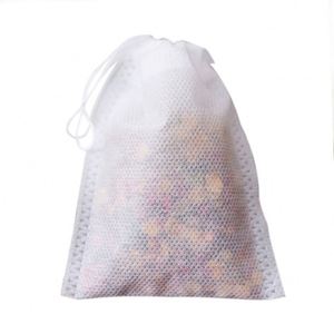 100 Bolsas de Té Vacías de 5 x 7 cm con Cordón, Bolsas Filtrantes de Tela No Tejida con Sellado Térmico para Té de Hierbas Sueltas - Product Image 3