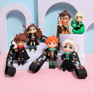 Llavero de Silicona 3D con Diseño de Dibujos Animados, Llavero de PVC de <span class=keywords><strong>Harry</strong></span> <span class=keywords><strong>Potter</strong></span>, Libro Mágico, Decoración para Mochilas de Mujer - Product Image 1