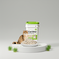 Sable pour chat biodégradable, adsorbant, anti-odeurs, 99 % sans poussière, antibactérien, agglomérant, anti-poussière, jetable dans les toilettes