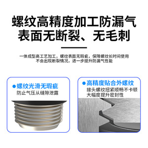 DDE Dade Pneumatics Pneumatic Hose <b>Quick</b> <b>Connector</b> 4 6 8 10 M5 External Thread Copper Plated Nickel Valve - Product Image 4