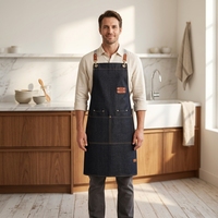 Tablier de cuisine professionnel pour personnel de service de restauration, hôtellerie, vêtements de travail pour la restauration et la restauration collective