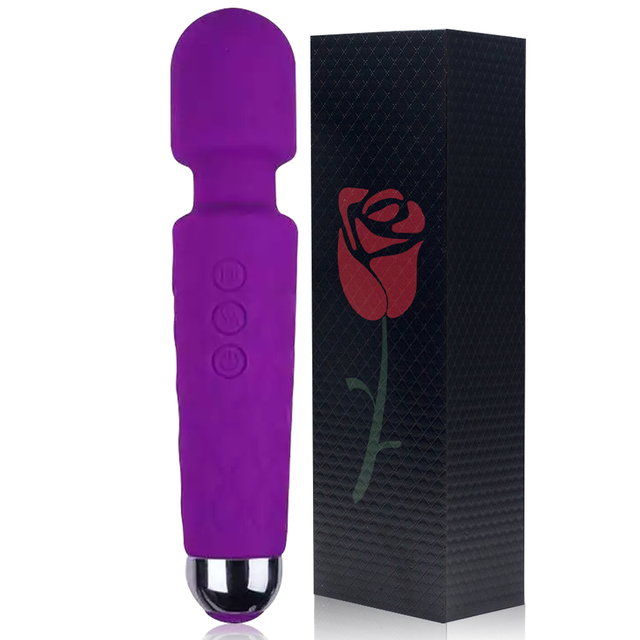Hot Sale Cheap Customizable Pussy G-spot Stimulator 10 Shaking Modes Body Massage Sex Toys Stick Vibrator