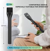 ZEL31 Interview Mic Handle MICROPHONE HOLDER