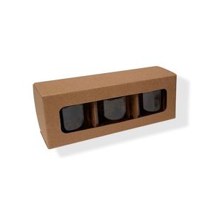 Boîtes d'expédition <span class=keywords><strong>moins</strong></span> chères, emballage de bougies au <span class=keywords><strong>miel</strong></span>, boîte cadeau, bougies biodégradables écologiques, boîtes d'expédition en carton ondulé avec fenêtre - Product Image 1