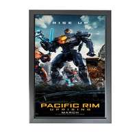 Cadre lumineux LED personnalisé pour affiche, enseigne publicitaire, boîtes lumineuses en aluminium avec taille personnalisée