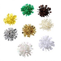 Boutons de manchette perlés à paillettes effet feu d'artifice, attrape-regards, pour filles stylées, prêts à poser, accessoires de chaussures DIY tendance pour toutes les saisons