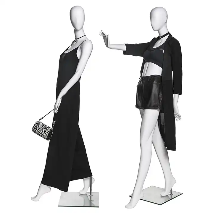 Window Display Black Standing Mannequins Full Body Female Mannequins - Buy  Female Mannequins,Standing Mannequin,Mannequins Product on