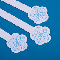 Bandes de test de parfum personnalisées en forme florale, papier absorbant découpé pour tester les huiles essentielles