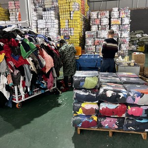 カナダで最も売れている工業用清掃用混合色25ポンド100％綿布（工業用拭き取り用） - Product Image 5