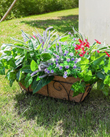 Plantes artificielles pour décoration extérieure, fausses plantes vertes et fleurs, arbustes pour jardin, balcon, entrée