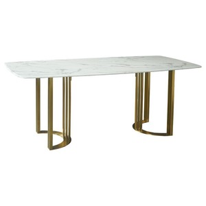 Premium Feeling Rock Slab <strong>Dining</strong> Room Home Furniture Stainless Steel <strong>Table</strong> Home <strong>Dining</strong> <strong>Table</strong> And Chairs <strong>Set</strong>